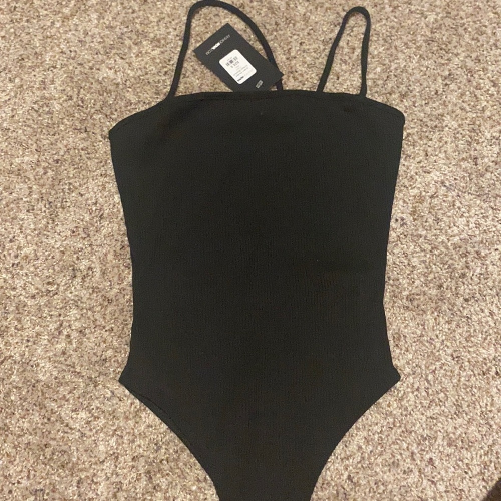 Black small bodysuit